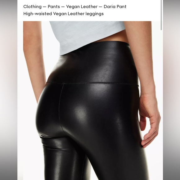 aritzia leather legging/pants - Picture 3 of 7